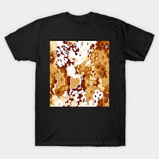 Camouflage In Mocha Colors T-Shirt